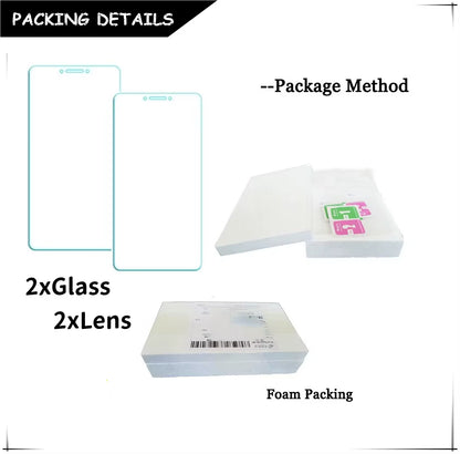6In1 Glass for Redmi Note 13 Pro Global Full Cover Tempered Glass Redmi Note 13 Pro Screen Protector Lens Film Redmi Note 13 Pro