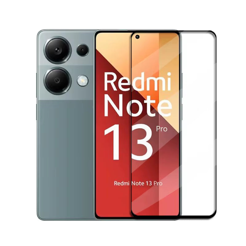6In1 Glass for Redmi Note 13 Pro Global Full Cover Tempered Glass Redmi Note 13 Pro Screen Protector Lens Film Redmi Note 13 Pro